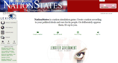 Desktop Screenshot of conservative.nationstates.net