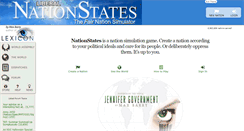 Desktop Screenshot of liberal.nationstates.net