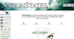 Desktop Screenshot of nationstates.net