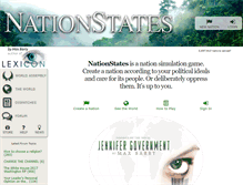 Tablet Screenshot of nationstates.net