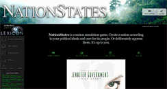 Desktop Screenshot of dark.nationstates.net