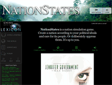 Tablet Screenshot of dark.nationstates.net